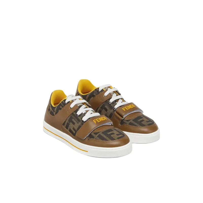 FENDI ROMA Low Top Kids' Skateboarding Shoes Brown Kids'-2