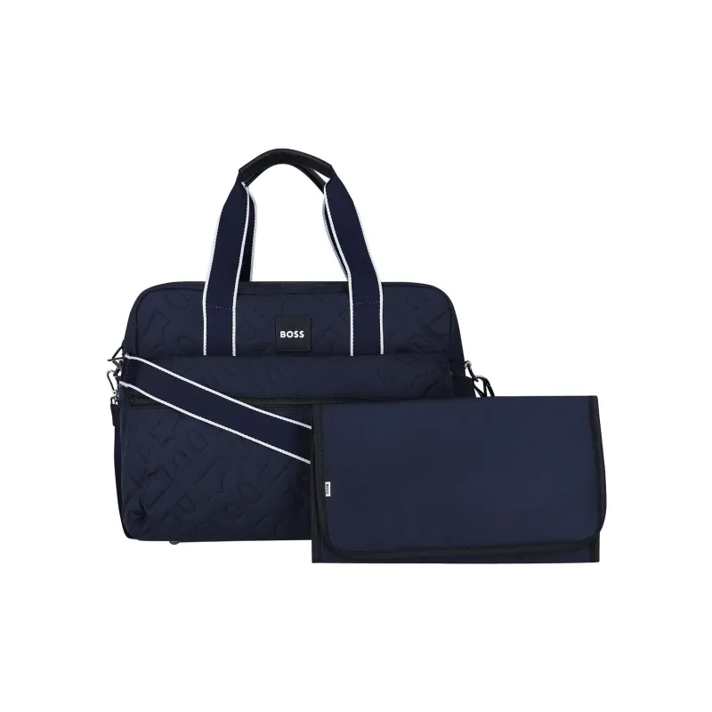 BOSS Polyester Shoulder Bag Crossbody Bag Handbag Women's Marine Blue-1