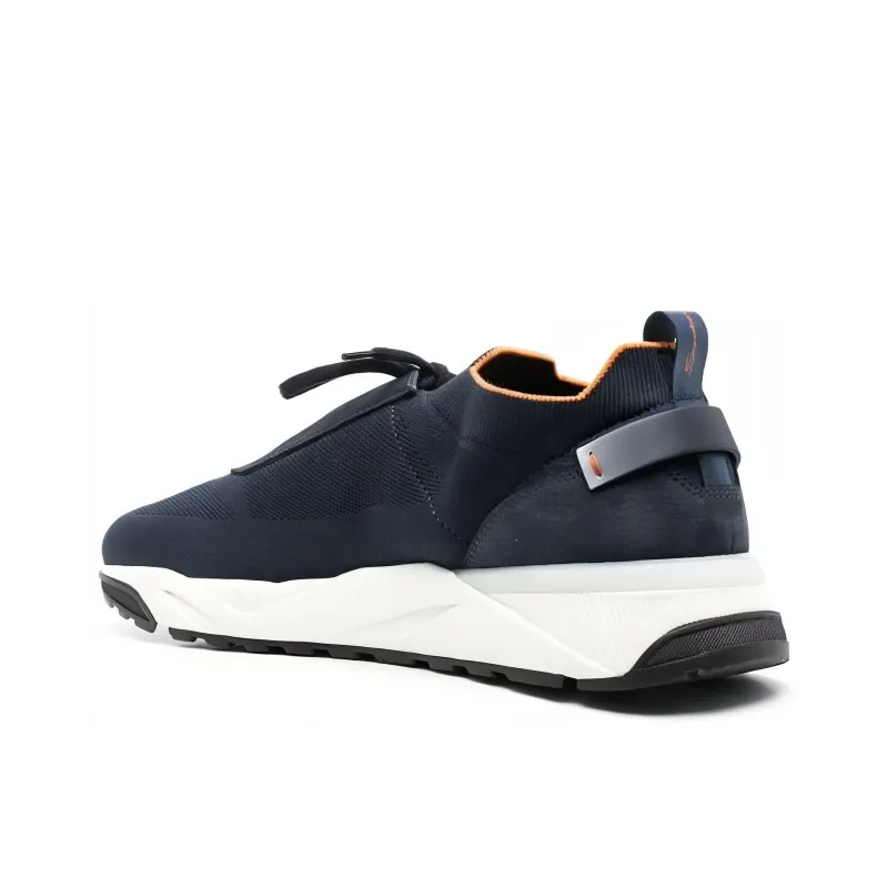 Santoni Knitted-upper Sneakers-3