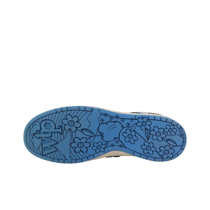 WATER THE PLANT Low Top Skateboard Shoes Unisex Thunder Blue-5