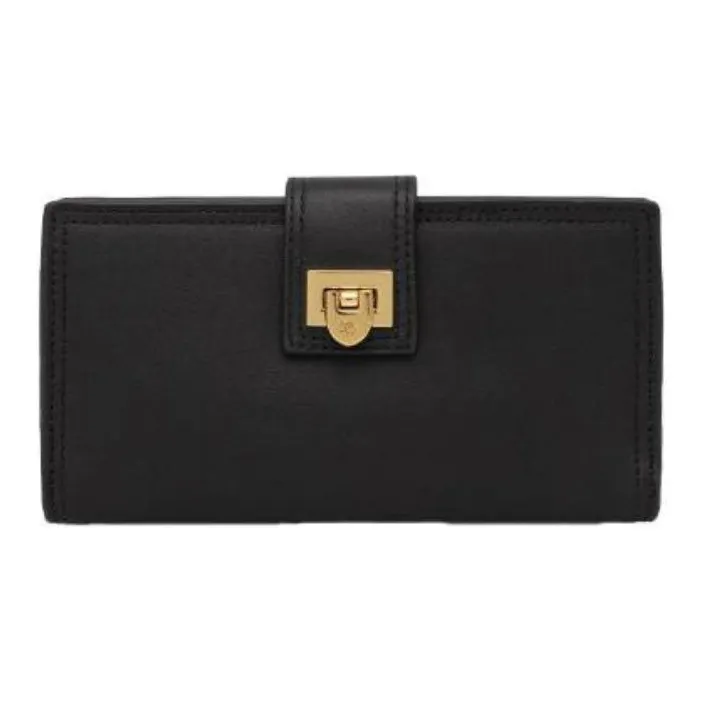 Polo Ralph Lauren Leather Wallet Women's Black-0