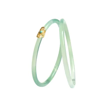 YANFEI Chalcedony Bangles Unisex