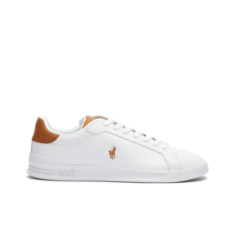 Polo Ralph Lauren Logo Embroidered Lace Up Sneakers-1