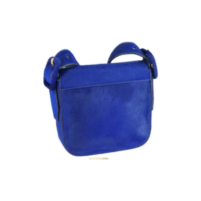 TORY BURCH Calfskin Crossbody Bag, Shoulder Bag Women's Blue-1