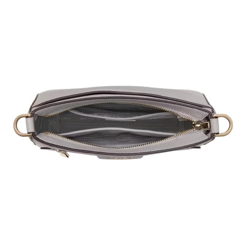 Kate Spade Hudson Leather Messenger Bag Shoulder Bag Crossbody Bag Small Size Women's Mountain Gray-3
