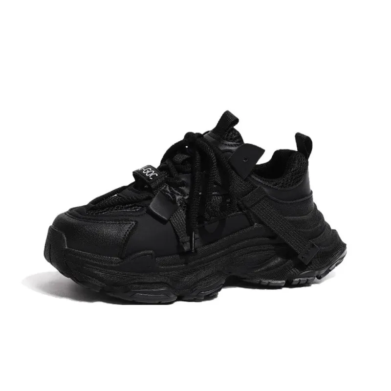Topland Anti-Slip And Wear-Resistant Support Height Increasing Low-Top Chunky Sneakers Women's-1