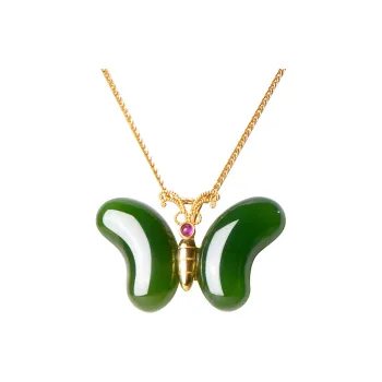 FENGFEIHUANG Hetian Jade Necklaces Jasper Women's