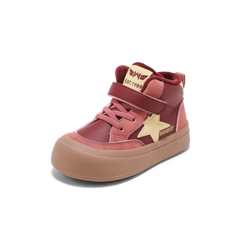 BIG WASP Anti Slip And Wear Resistant Warm High Top Kids' Skateboarding Shoes Kids'-8