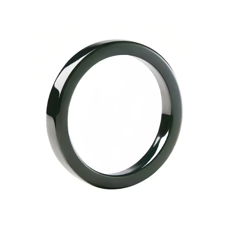 CUIYIN Hetian Jade Bangles Green Jade Women's-0