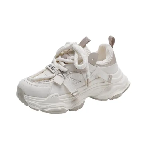 Topland Anti Slip And Wear Resistant Support Height Increasing Low Top Chunky Sneakers Women's