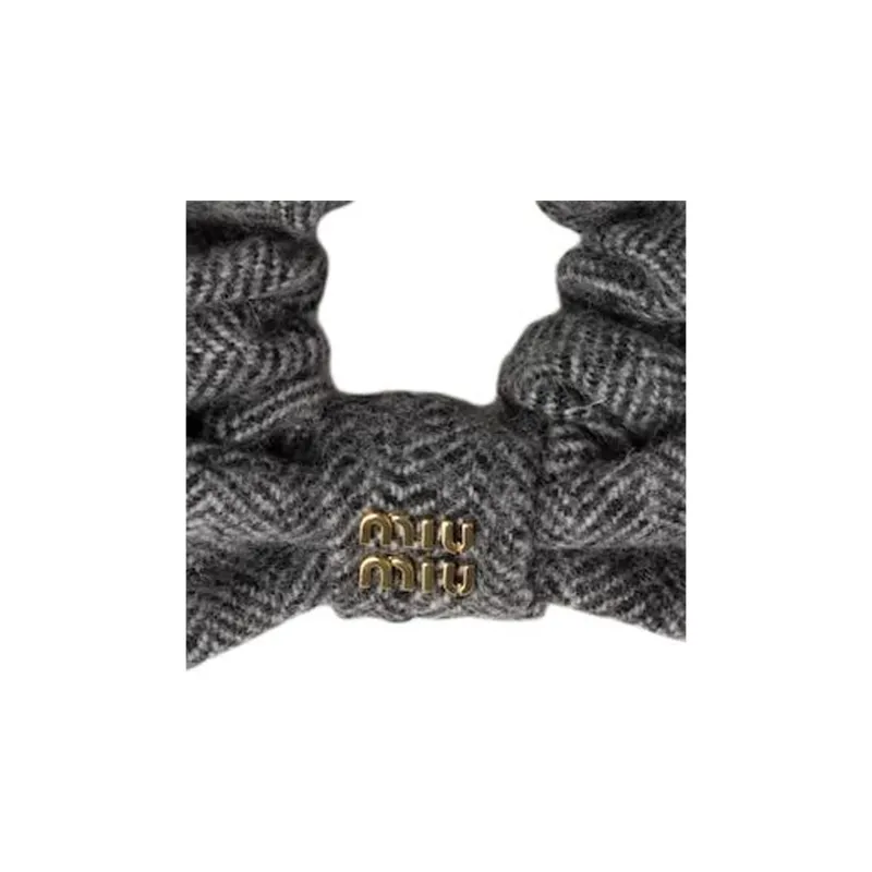 MIU MIU Metal Hair Ties Women's Black-2