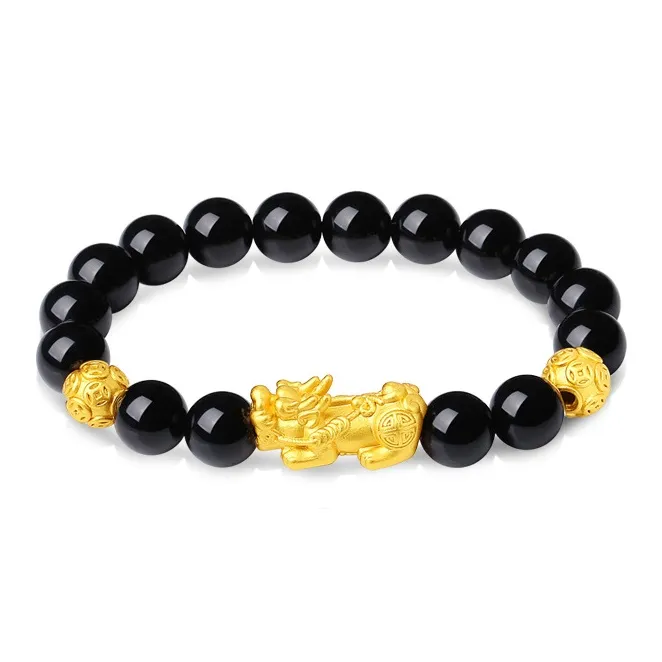 Emerald Dynasty Obsidian Bracelets Unisex-0
