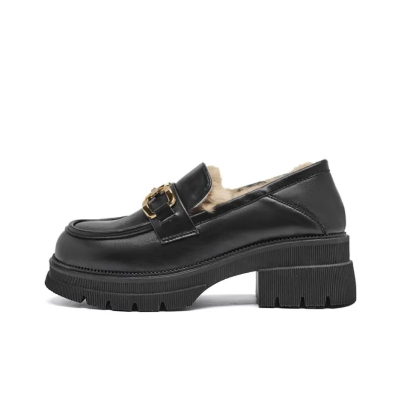 AGSDON Loafers Women's Black-5