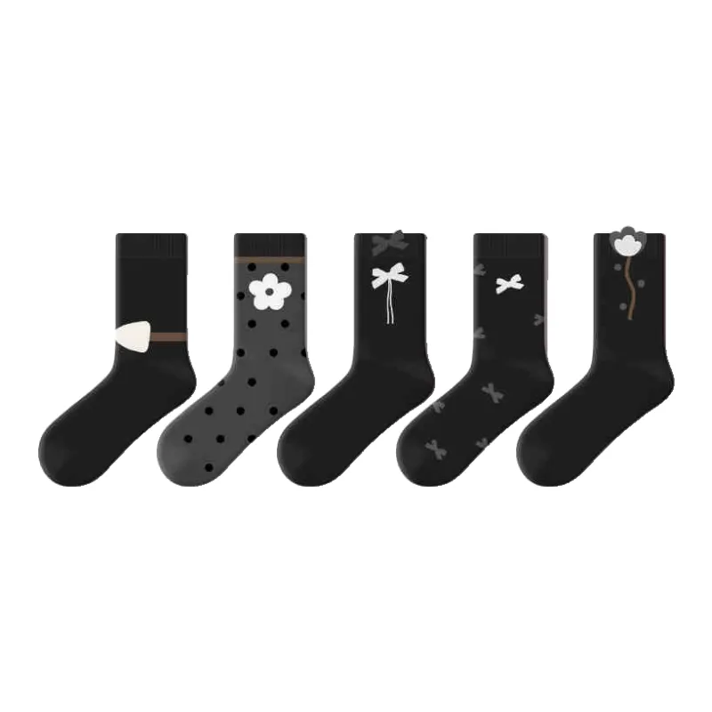 Primeet Mid Calf Socks Women's 5 Pack-1