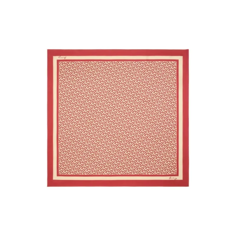 Burberry Silk Scarves Women's Red-0