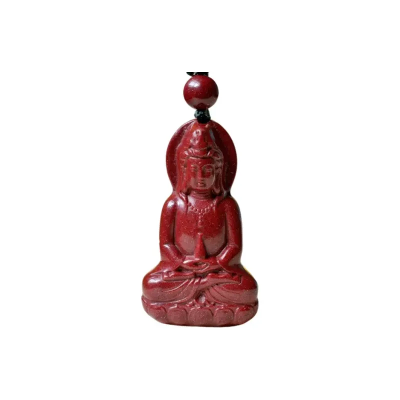 JUNWEN Cinnabar Necklaces Unisex-0