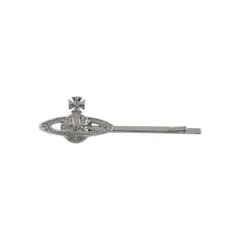 Vivienne Westwood Orb Plaque Embellished Hair Clip