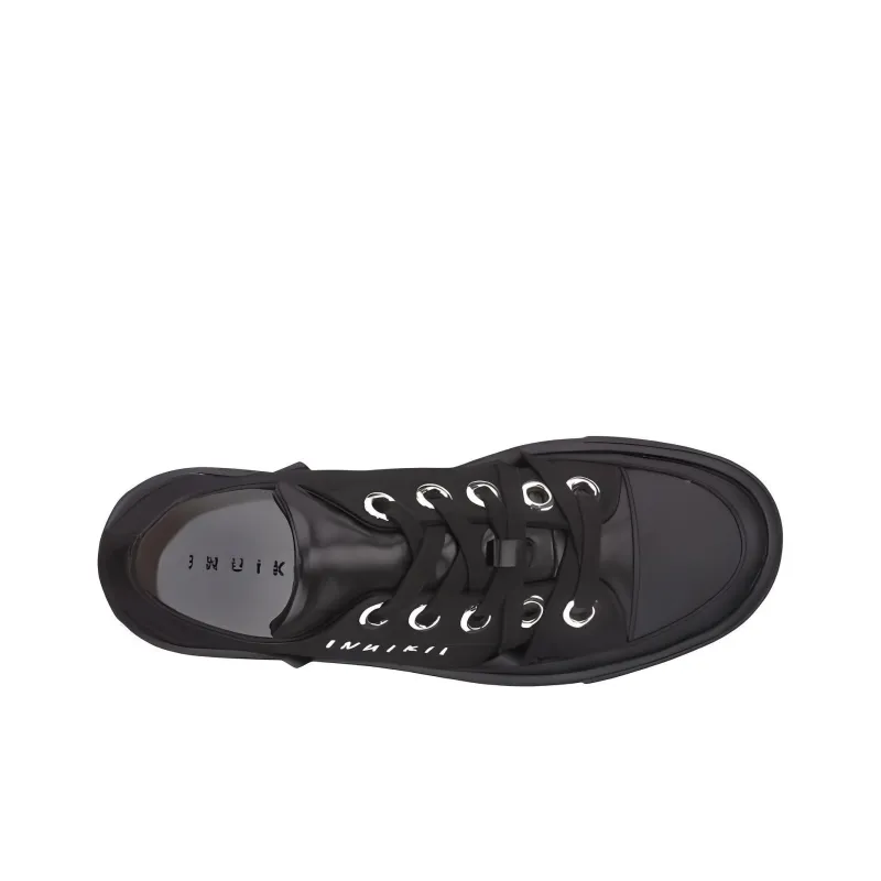 Inuikii Low-Top Skateboard Shoes Women's Black-3
