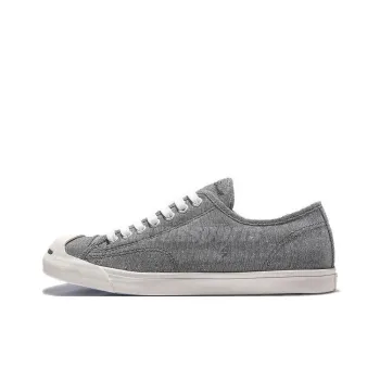 Converse Jack Purcell Anti Slip Wear Resistant Low Top Canvas Shoes Men's Gray