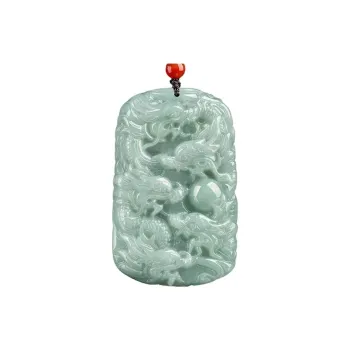 CUIYIN Bean Type Jadeite Pendants Unisex