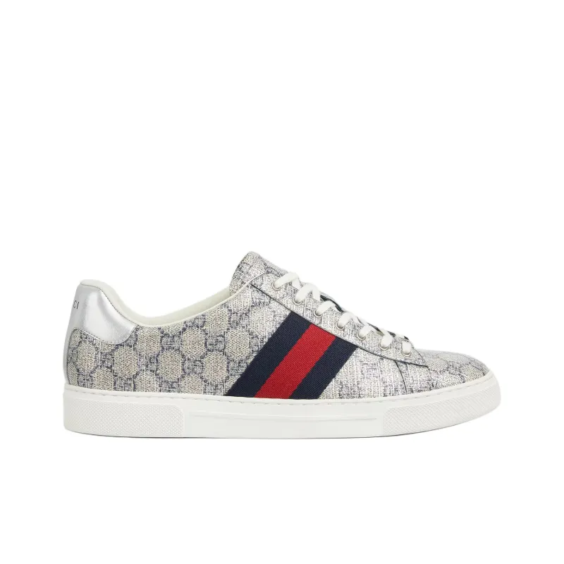 GUCCI Ace 'GG Supreme Canvas Beige Blue'-1