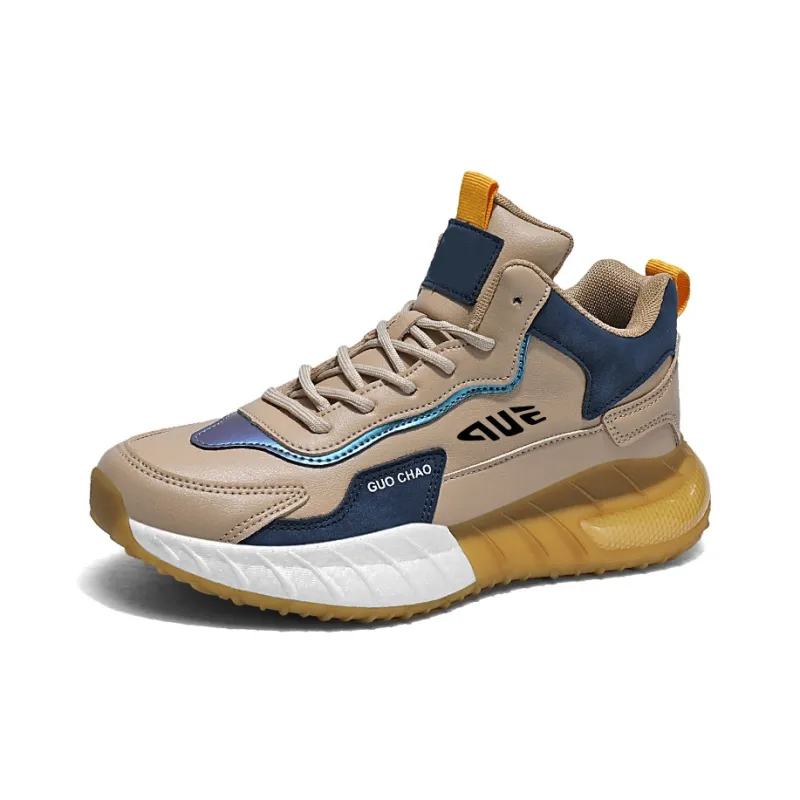 Prince McQueen Shock Absorbers With Slip Resistant And Abrasion Resistant Properties Mid Top Casual Shoes Men's-15