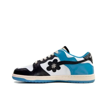 WATER THE PLANT Low Top Skateboard Shoes Unisex Thunder Blue