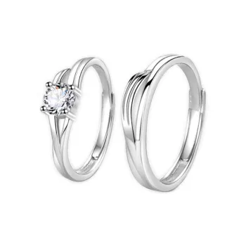 Lockstarfy Moissanite Rings Unisex