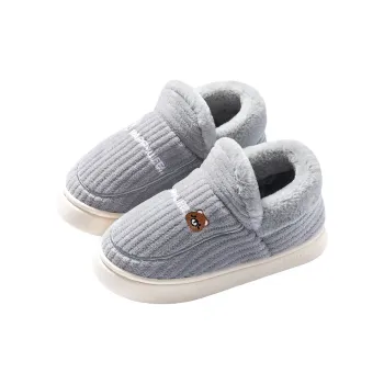 Foot Recreation Winter Simple Comfortable Bear Rabbit Warm Cotton Slippers Home Slippers Men's