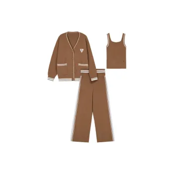 Victoria's Secret THE MIX Pajama Set Women's Caramel Brown