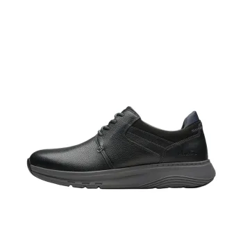 Clarks Motion Trek PT Slip Resistant Low Top Casual Shoes Men's Black