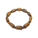 Vietnam Nha Trang Black Agarwood Freeform 8g Beaded Bracelet