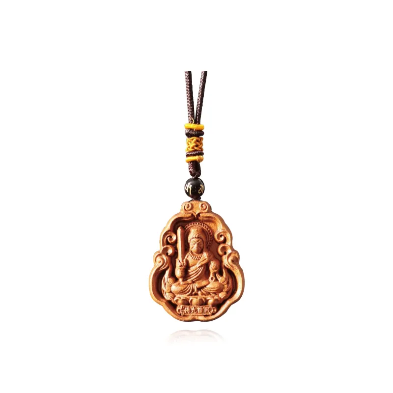 Master Kim Peachwood Necklaces Unisex-10