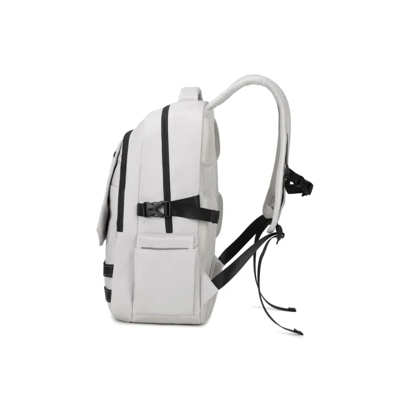 ZUOFEIFAN Nylon Backpack Regular Unisex Gray-4