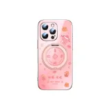 KA1325 Electroplated Magnetic Gold Coin God of Wealth Snake Pink