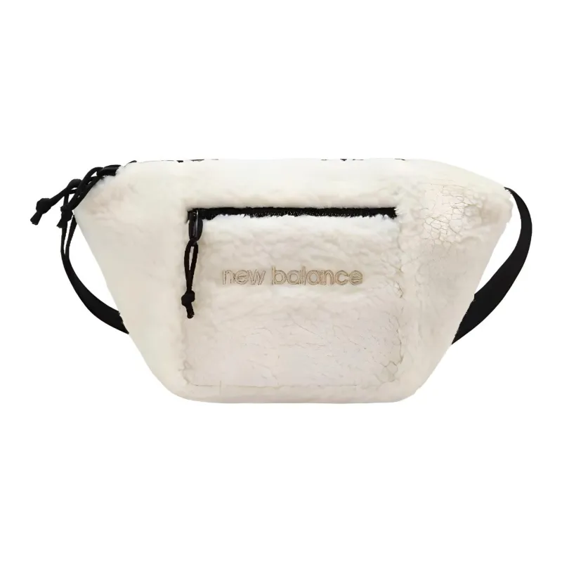 New Balance Sherpa One Shoulder Crossbody Fanny Pack Regular Unisex White-0