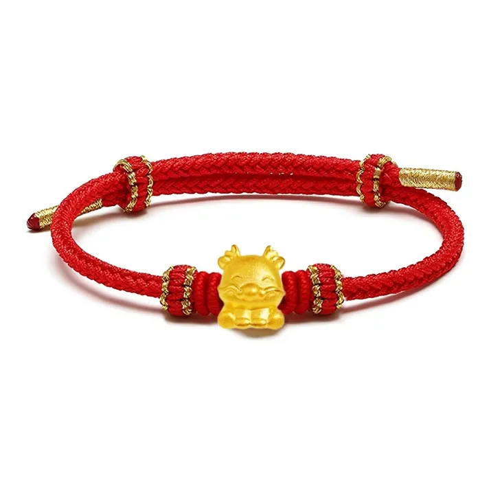 QIANCHANG Gold Bracelet Unisex-4