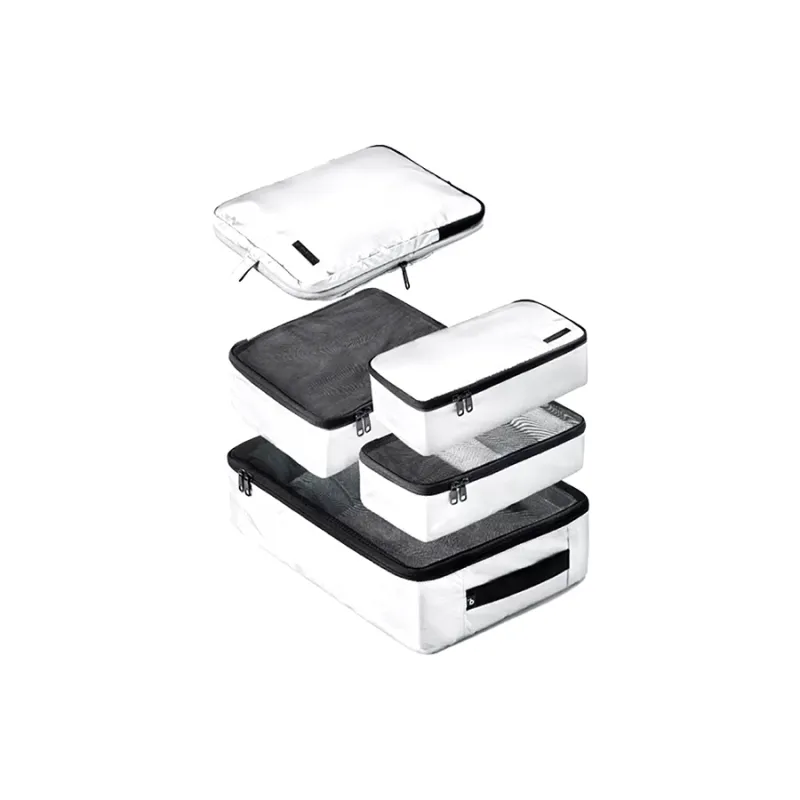 FANJI DuPont Paper Set Travel Storage Five-Piece Set Storage Bag Unisex White-3