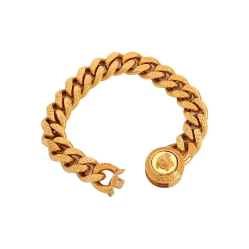 VERSACE Metal Bracelets Men's Gold-1