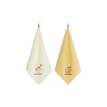 Sanli x Sanrio Kuromi Pompompurin Towel