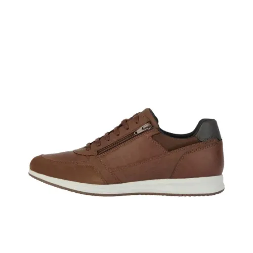 GEOX Avery Anti-Slip Wear-Resistant Low-Top Casual Shoes Men's Brown