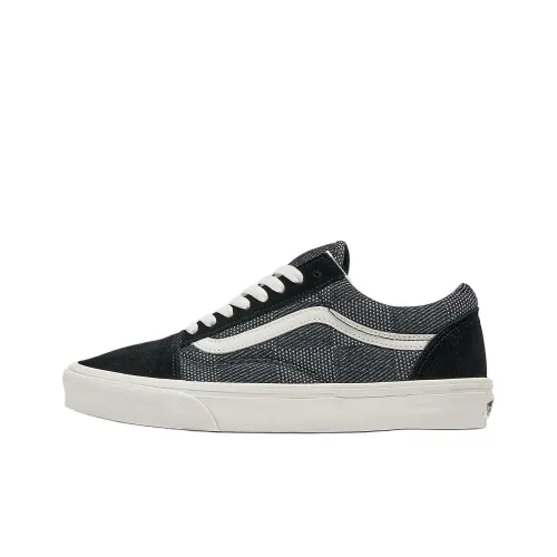 Old Skool Vans 'Checkerboard Denim Black'