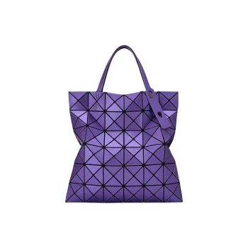 ISSEY MIYAKE Vinyl Chloride Resin One Shoulder Handbag Women's Purple