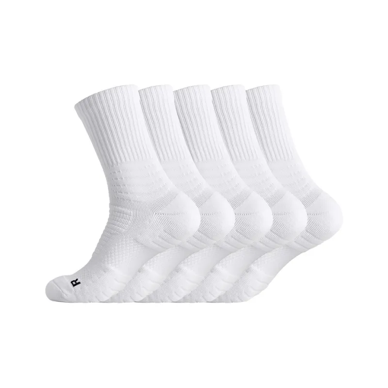 Wild Child Club Knee-High Socks Men's 5 Pack White-11
