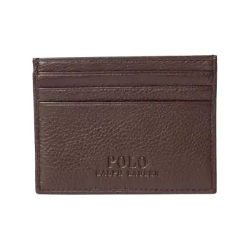 Ralph Lauren Leather Card Holder Men's Brown