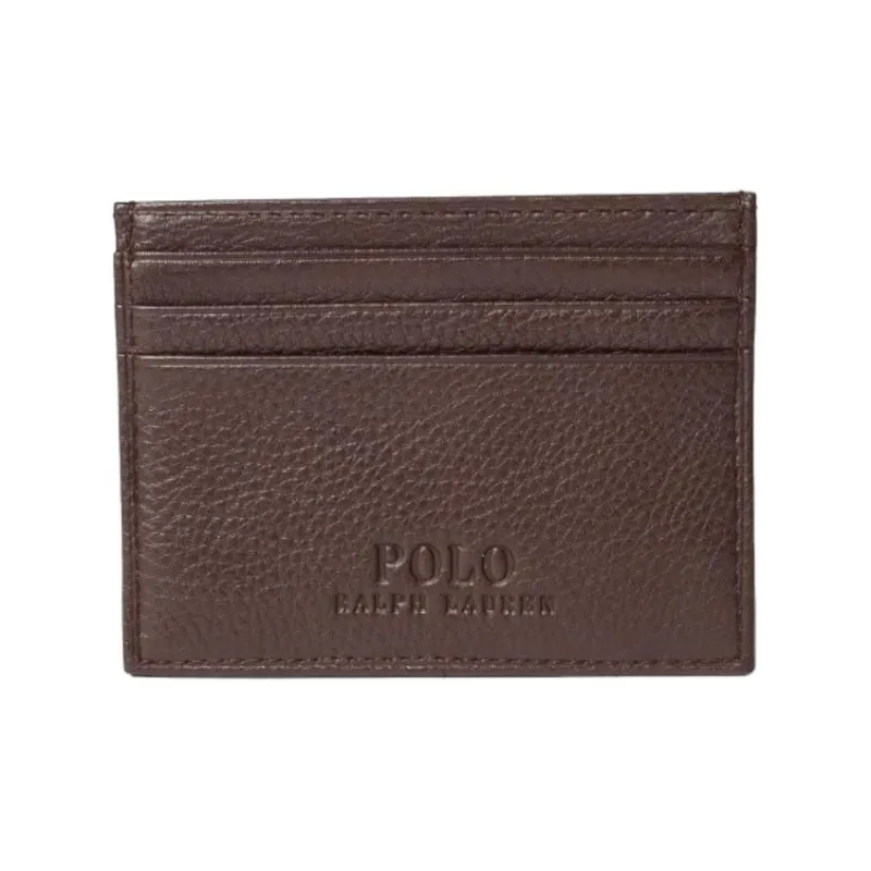 Ralph Lauren Leather Card Holder Men's Brown-0