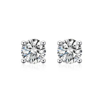AIDO STUDIO 925 Sterling Silver Stud Earrings Unisex