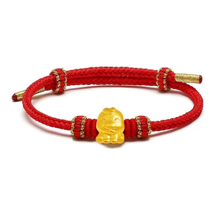 QIANCHANG Gold Bracelet Unisex-5
