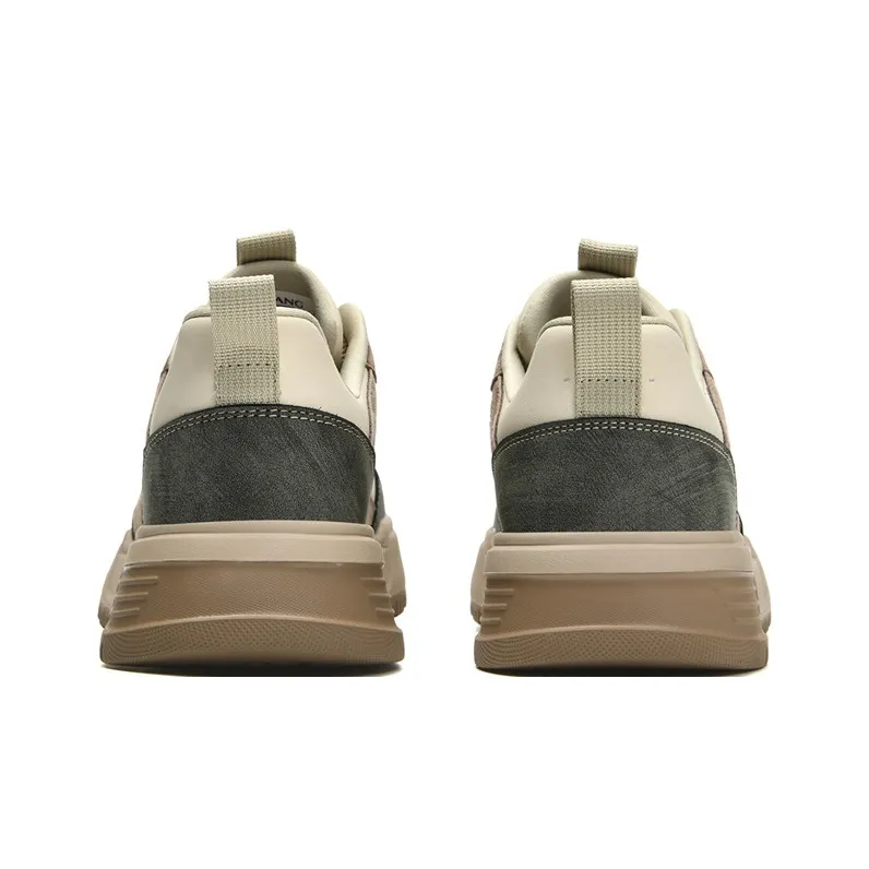 AOKANG Dunk Series Slip Resistant Lightweight Height Increasing Abrasion Resistant Low Top Casual Shoes Men's-4