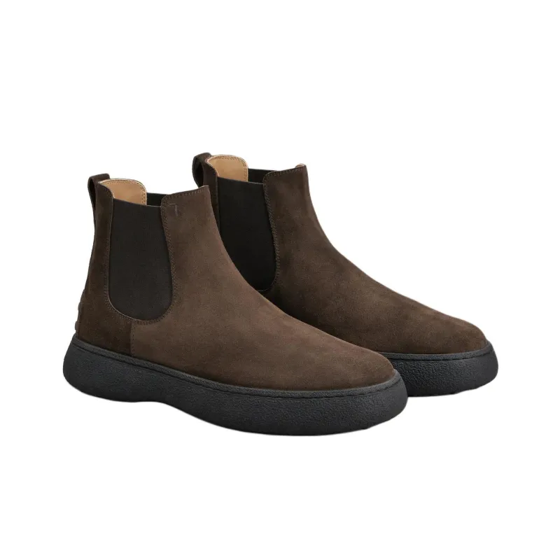 TOD'S Round Toe Ankle Boots-2